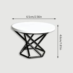 1Pcs 1:6/1:12 Dollhouse Miniature Coffee Table Tea Table Side Table Furniture Home Model Decor Toy Doll House Accessories