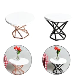 1Pcs 1:6/1:12 Dollhouse Miniature Coffee Table Tea Table Side Table Furniture Home Model Decor Toy Doll House Accessories