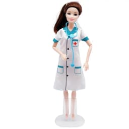 1 Set Scene Doctor/Nurse Doll Clothes Cosplay Flight Attendant Doll Dress Beekeeper Beautiful BJD Doll Clothes Children's Toys