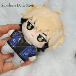 Link Click Felix Anime Mini Doll Adorable Print Starfish Body 10CM Pendant Plush Stuffed Dolls Puppet Keychain Toys Xmas Gift