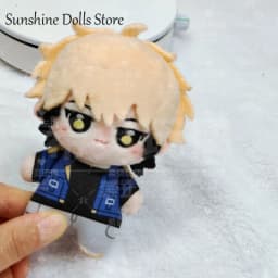 Link Click Felix Anime Mini Doll Adorable Print Starfish Body 10CM Pendant Plush Stuffed Dolls Puppet Keychain Toys Xmas Gift