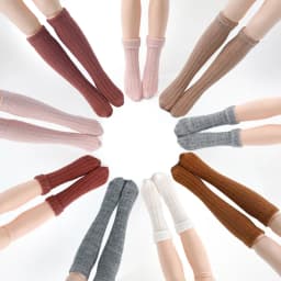 Blyth Doll Socks Multi-Color Mid-Leg Knee Socks Short Leg Calf Student Socks for Azone Momoko OB24 22 OB27 YMY Doll Accessories