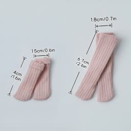 Blyth Doll Socks Multi-Color Mid-Leg Knee Socks Short Leg Calf Student Socks for Azone Momoko OB24 22 OB27 YMY Doll Accessories