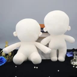 10-40cm Diy Doll Voxel Body Hand Made Nude Humanoid Doll Cut No Skeleton Non Attribute Plush Doll Desktop Decoration Toys Gifts