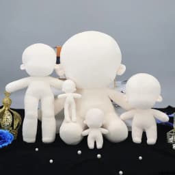 10-40cm Diy Doll Voxel Body Hand Made Nude Humanoid Doll Cut No Skeleton Non Attribute Plush Doll Desktop Decoration Toys Gifts