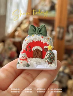 Dollhouse Decoration Miniature Clay Birthday Cake Bjd Doll Diy Custom Birthday Party Decoration Mini Sweets for Dolls Blythe Toy