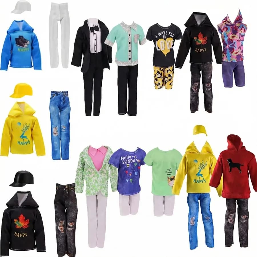 High Quality Fashionable Doll Clothes, Handmade Men's Suit,For 30cm Doll,1/6 BJD Doll Accessories,Toys Gifts To Kids