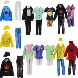 High Quality Fashionable Doll Clothes, Handmade Men's Suit,For 30cm Doll,1/6 BJD Doll Accessories,Toys Gifts To Kids