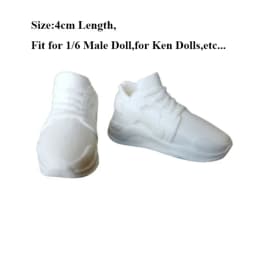 Fashion Prince Male Doll Shoes Multistyles Plastic Original Boots Sandals Doll Decors Parts for Ken Dolls for 1/6 Male Doll