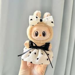 cothes 17cm Mini Plush Doll'S Clothes Outfit Accessories For Korea Kpop Exo Labubu Idol V1 V2 Strap skirt set Clothing Gift