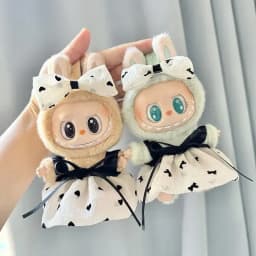 cothes 17cm Mini Plush Doll'S Clothes Outfit Accessories For Korea Kpop Exo Labubu Idol V1 V2 Strap skirt set Clothing Gift