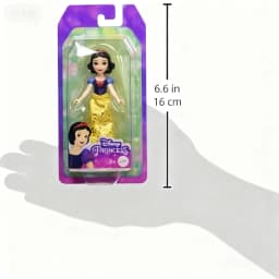 Original Disney Princess Mini Princess Snow White Moanna Merida Elsa Anna Miniature Dolls for Girls Christmas Gifts HPL55 Toys