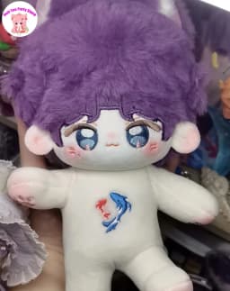 20cm Original Love and Deepspace Caleb Sylus Zayne Rafayel Xavier Kawaii Animal Ear Plush Doll Body Dress Up Clothes Plushies