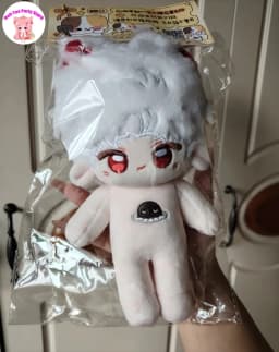 20cm Original Love and Deepspace Caleb Sylus Zayne Rafayel Xavier Kawaii Animal Ear Plush Doll Body Dress Up Clothes Plushies