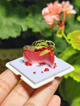 Miniature Birthday Cake Doll House Decoration Diy Cartoon Cake Retro Cake Model Bjd Doll Holiday Gift Mini Sweets for Dolls Ob11