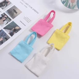 Changing Dressing Doll Canvas Bag Doll Backpacks Decor Toys Doll Handbag Dress Up Multicolor Miniature Doll Bag Photo Props