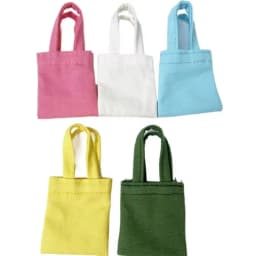 Changing Dressing Doll Canvas Bag Doll Backpacks Decor Toys Doll Handbag Dress Up Multicolor Miniature Doll Bag Photo Props