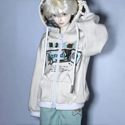 1/4 1/6 Doll's Clothes Suit for 45/30cm Bjd Doll Cool Hoodie Set Long Pants, Skirt Dress Up Play House Accessories, No Doll