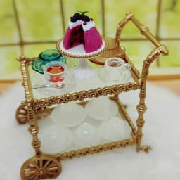 1Pc/1Set Dollhouse Miniature Tea Cup/Packaging Box Silicone Mold UV Epoxy Turnover Mold Doll Accessories Toy Scene Decoration