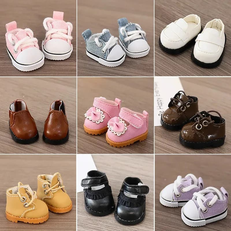 For Ropa LABUBU 15/17cm Cotton Dolls Shoes Toys Casual Sports Canvas Shoes Boots Dolls Accessories For Labubu outfits