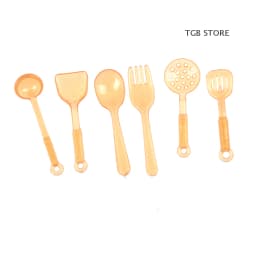 5/10Pcs Mini Dish Tableware Toys Kitchen Dining Play Toy DollHouse Decor Kitchen Accessory