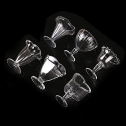 【BBS-7】6Pcs Doll House Cups Miniatures Kitchen Tableware Ice Cream Sundae Cup Toy