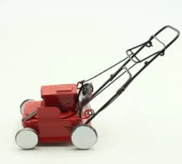 1PC Simulation Repair Tool Saw 1:12 Dolls Houses Miniature Chain Saw Lawn Mower Garden Decor Furniture Accessories Pretend Toys