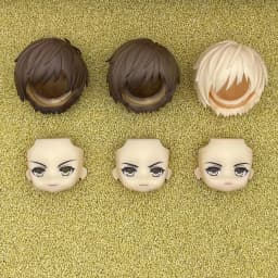 linxiao GSC Clay Man Face doll face hair doll accessories