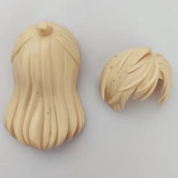 linxiao GSC Clay Man Face doll face hair doll accessories