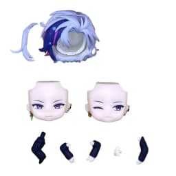 linxiao GSC Clay Man Face doll face hair doll accessories