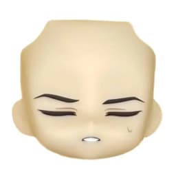 linxiao GSC Clay Man Face doll face hair doll accessories