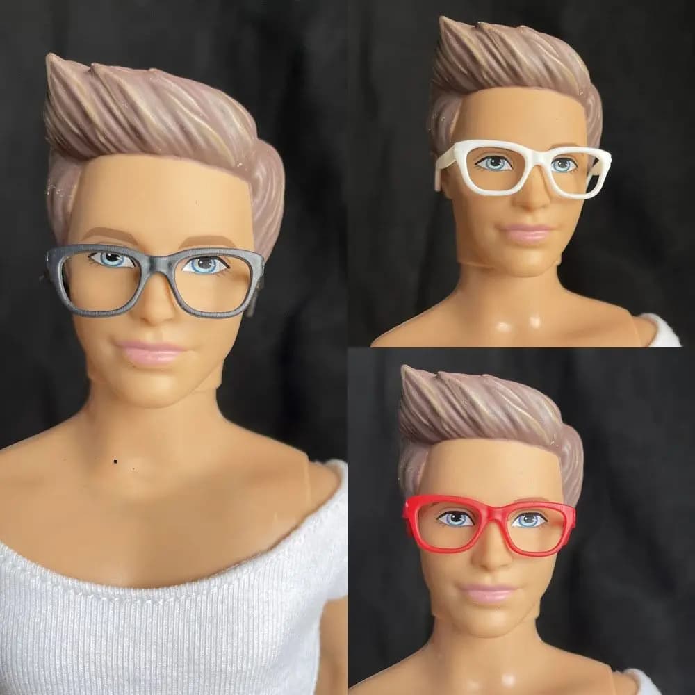 Handmade 1/6 Doll Plastic Glasses Multicolors Mini High Stretch Jumpsuit DIY Accessories Fashion for 1/3 BJD 30/60cm Dolls