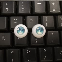8/10/11/12/14/16/18/20/22/24mm Doll's Eyes for 1/8 1/6 1/4 1/3 Bjd Doll Girl Toys Anime Cartoon Eyeball Accessories, No Doll