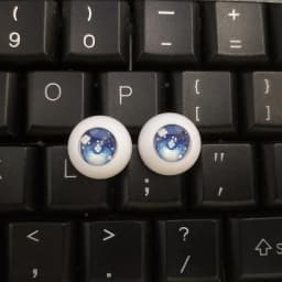 8/10/11/12/14/16/18/20/22/24mm Doll's Eyes for 1/8 1/6 1/4 1/3 Bjd Doll Girl Toys Anime Cartoon Eyeball Accessories, No Doll