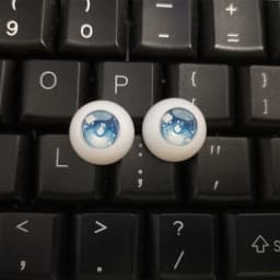 8/10/11/12/14/16/18/20/22/24mm Doll's Eyes for 1/8 1/6 1/4 1/3 Bjd Doll Girl Toys Anime Cartoon Eyeball Accessories, No Doll