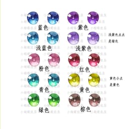 8/10/11/12/14/16/18/20/22/24mm Doll's Eyes for 1/8 1/6 1/4 1/3 Bjd Doll Girl Toys Anime Cartoon Eyeball Accessories, No Doll