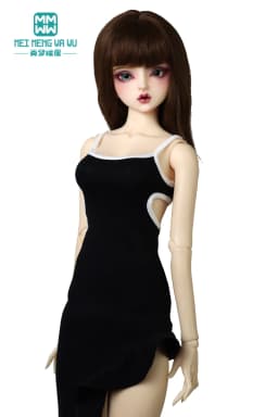 BJD Doll Clothes 1/3 1/4 SD DD MSD Toy move joints Doll Fashionable ruffled long dress