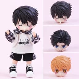 OB11 Replaceable Head Shell Boy Head Shell Obitsu11 Gsc Body 1/12 Bjd Head Shell Doll Body Boy Cute Delicate Boy Head Shell