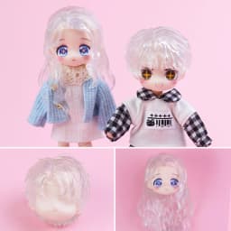 OB11 Replaceable Head Shell Boy Head Shell Obitsu11 Gsc Body 1/12 Bjd Head Shell Doll Body Boy Cute Delicate Boy Head Shell