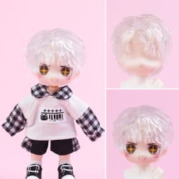 OB11 Replaceable Head Shell Boy Head Shell Obitsu11 Gsc Body 1/12 Bjd Head Shell Doll Body Boy Cute Delicate Boy Head Shell