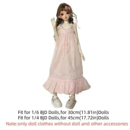 Sleepwear Suspender Dress Up Dresses Pajamas Princess Clothes Casual Wears Long Skirt Handmade Elegant 's Clothes 30/45cm