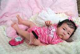 20inch Unfinished Unpainted Reborn Doll Kit An Ming Asian Baby Cute DIY Doll Parts