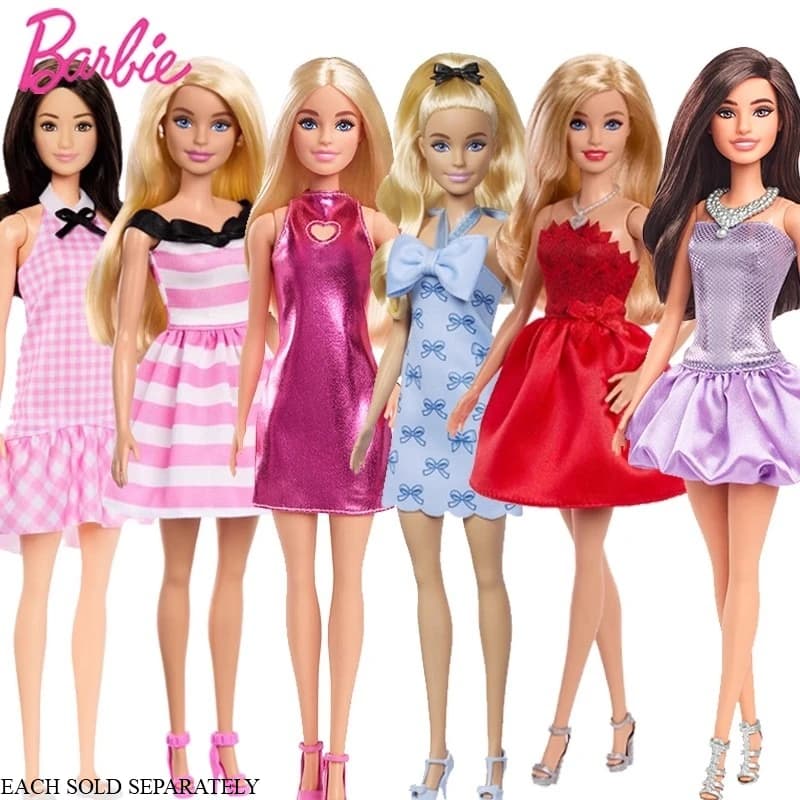 100% Original Mattel Barbie Fashionistas Dolls for Girls Genuine Top Brand Toys for Children Christmas Birthday Gifts