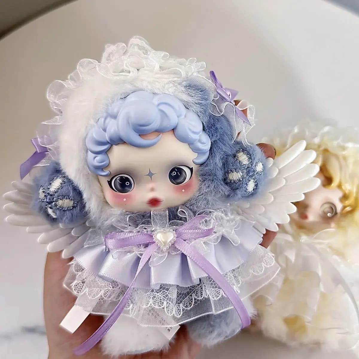 10cm Mini Doll Clothes For Skullpanda V1/V2 L'Impressionnisme Series Clothing Cute Princess Dress Doll Outfit Accessories Gift