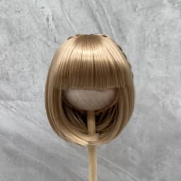 HOUZIWA Blyth Doll Accessories Black Brown Wigs Short