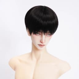 New 1/6 1/4 1/3 Doll's Wig for 30/45/60cm Bjd Doll Soft Silk Short Hair Girl Toys Dress Up Play House Doll Accessories, No Doll