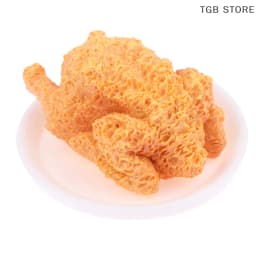 1Set Mini Simulation Fried Chicken Miniatures Food Doll House Decor DIY Supplies Model Food Ornament Toy Dollhouse Accessories