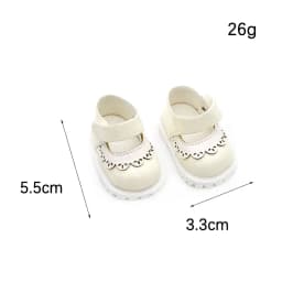 Length 5.5cm Doll Clothes Accessory 20CM Cotton Doll Leather Shoes for MellChan Toy Shoes Dress Up Kits Christmas Holiday Gifts