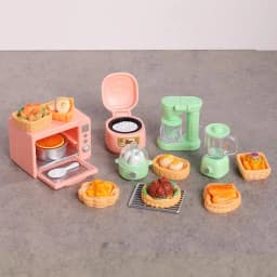 1 Set Pretend Bread For Doll Accessories 1/12 Scale Miniature Dollhouse Food Electronic Oven Rice Cooker Model