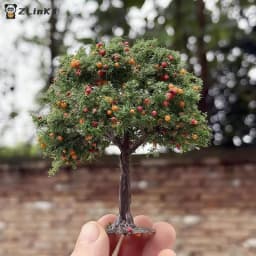 1Pcs DIY Fruit Trees Miniature Landscape Decoration Miniature Sand Table Building Model Realistic Fruit Tree Decor